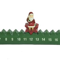 Adventskalender grün Landhaus 1 - 24 Weihnachtskalender Dauer Adventskalender