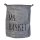 Clayre & Eef Wäschesack Wäschekorb Wäschesammler grau My Basket 40 x 50 cm