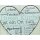 Blechschild Herz Türschild Schild Vintage Shabby Stil 30 x 30 cm