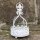 Teelichthalter Krone Kerzenhalter Metall Metallkrone weiß Shabby Vintage 19 cm