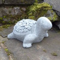 Schildkröte Stein Tierfigur Steinfigur Gartenfigur...