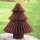 Tannenbaum Papier rot Weihnachten Wabenpapier Baum weinrot 17 x 22
