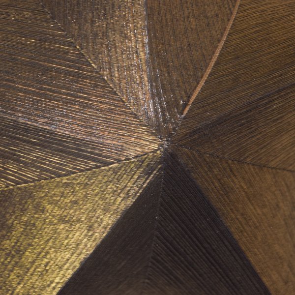 Faltstern Deko Stern gold schwarz zum aufhängen 65 x 65 Kunststoff glitzernd